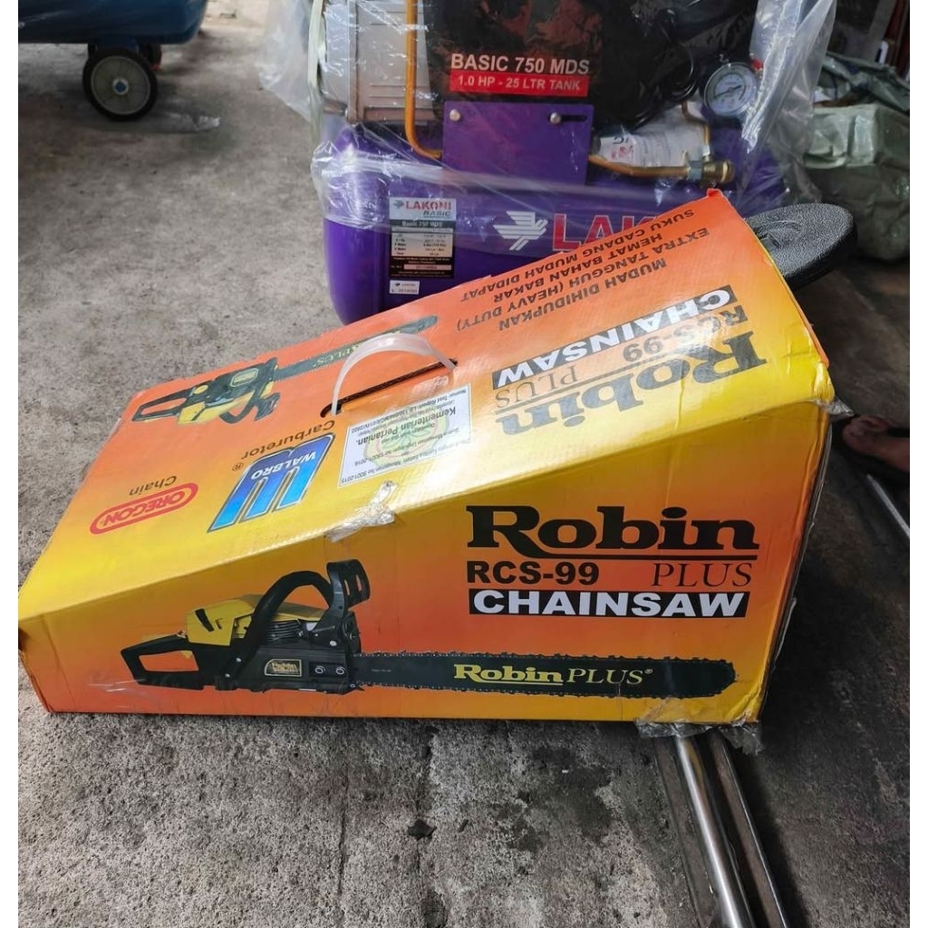 Chainsaw/senso ROBIN bar 22in,2-tak / chainsaw merek robin plus