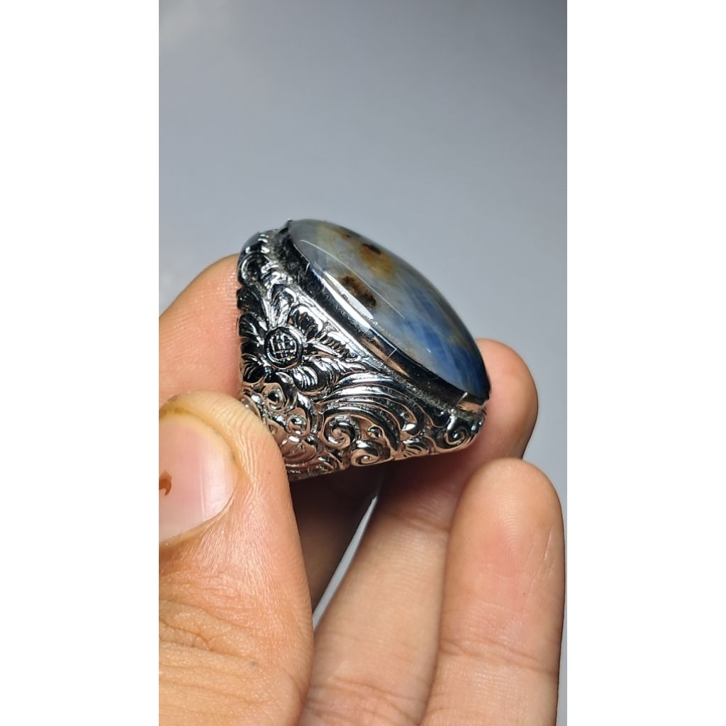 cincin blue safir jumbo