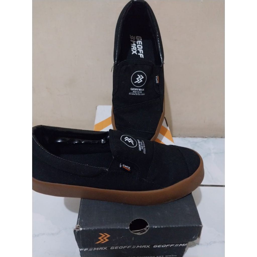 slip on pria geoff max | sepatu pria slop on NEW