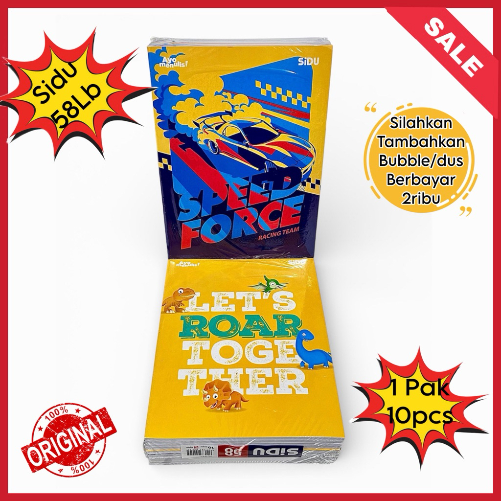 BUKU TULIS SIDU 58 LEMBAR / BUKU SIDU 58