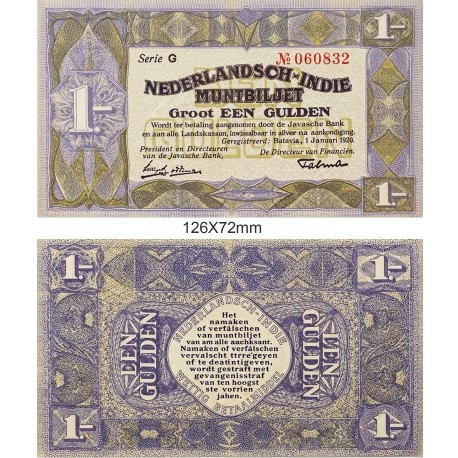 1 Gulden tahun 1920 Super langka Souvenir Replika Repro