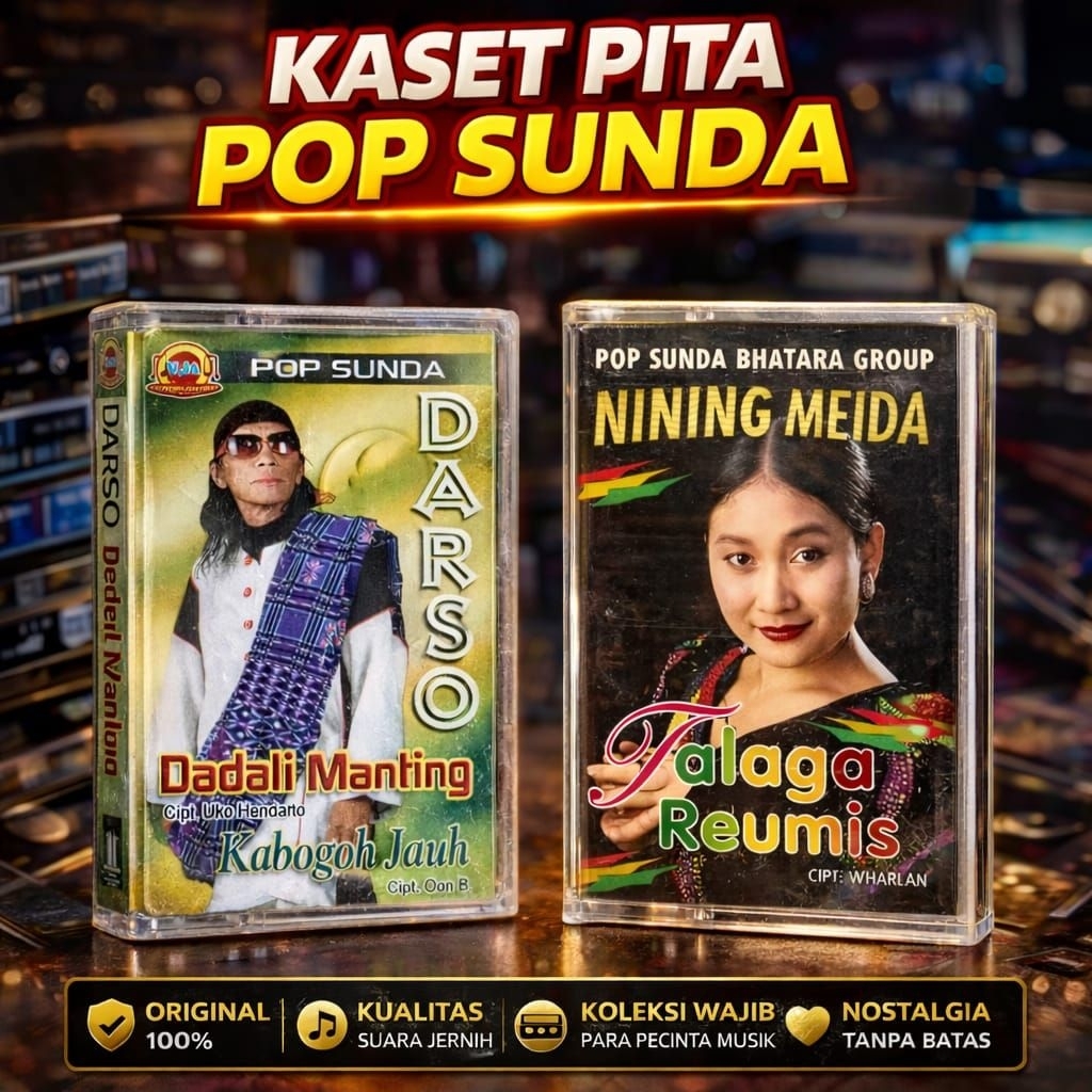 Kaset Pita / Kaset Pop Sunda / Pemutar Musik