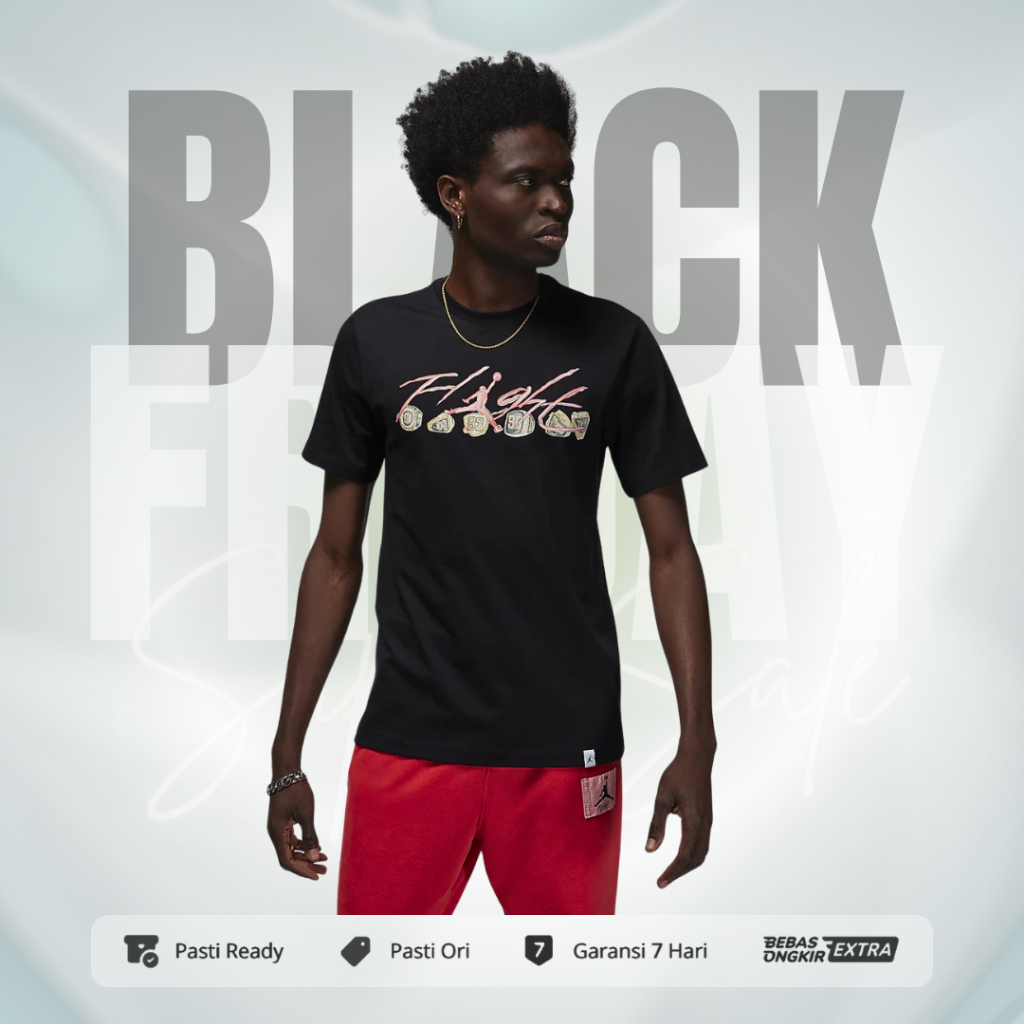 Kaos Nike Jordan Men's Flight Essentials T-Shirt - Black
