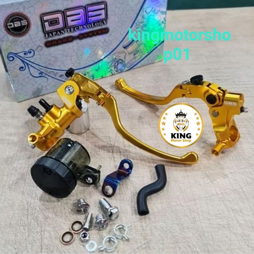 PAKET 1SET MASTER REM DBS KANAN DAN KIRI REM CAKRAM UNIVERSAL BAHAN FULL CNC BEST QUALITYJAMIN 100% 