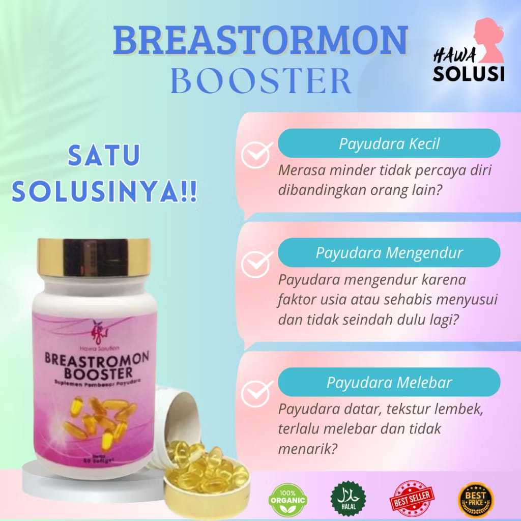 Terlaris Hormon Estrogen Breastromon Suplemen Pembesar Dan Pengencang P4yud4r4