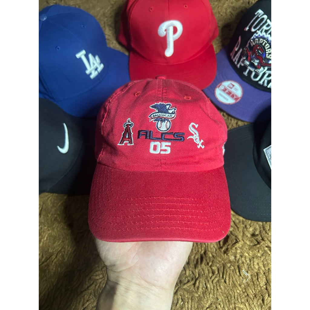 Topi - Vintage Anaheim Angels 2005 American League Championship Series (ALCS) x SOX x New Era - Base