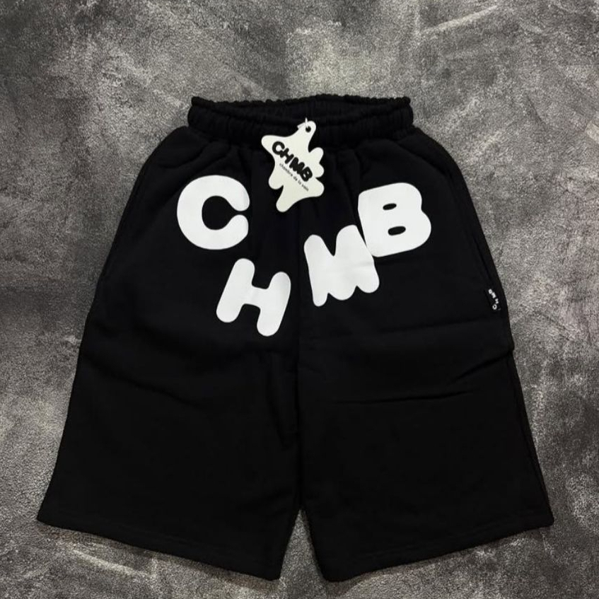 CELANA PENDEK CHMB M-XXL UNISEX PRIA WANITA BAHAN COTTON  FLEECE COD