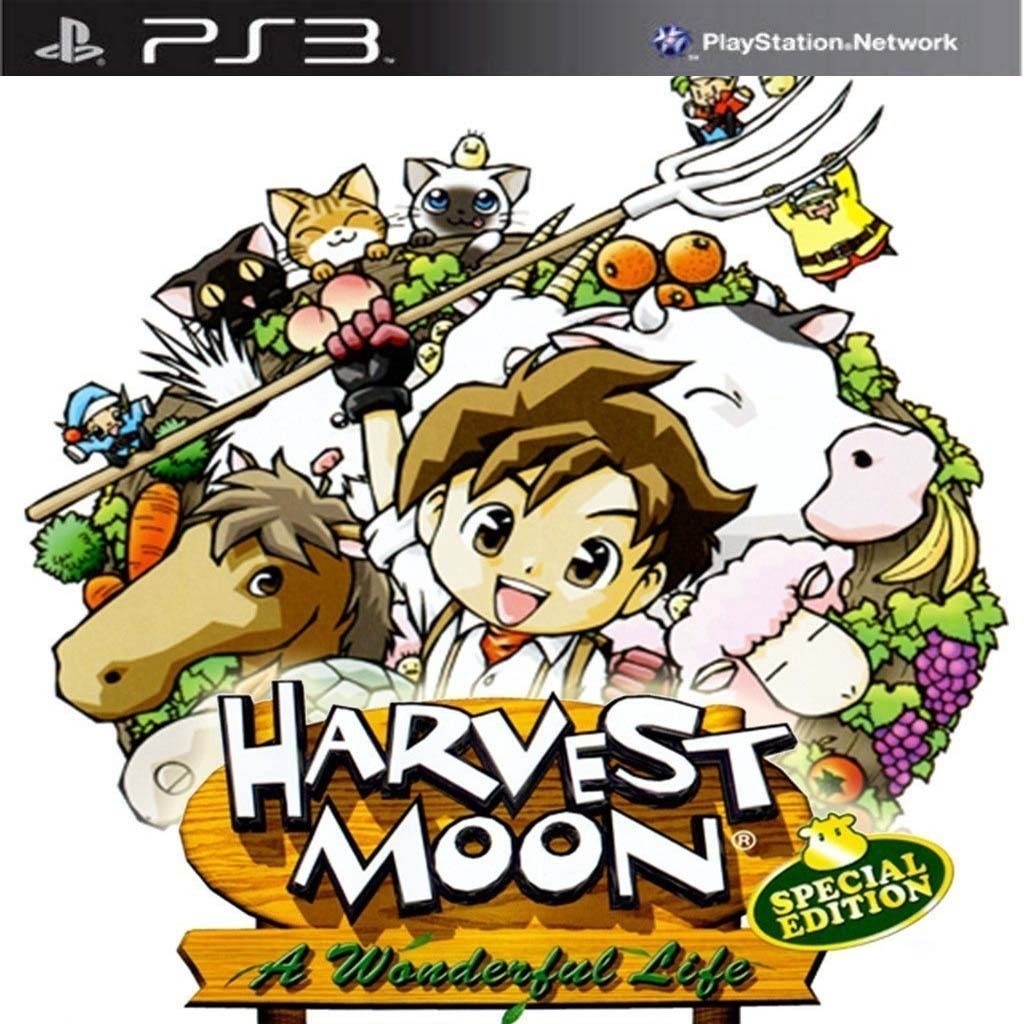 DVD Game PS3 Hen/CFW Harvest Moon A Wonderful Life Special Edition