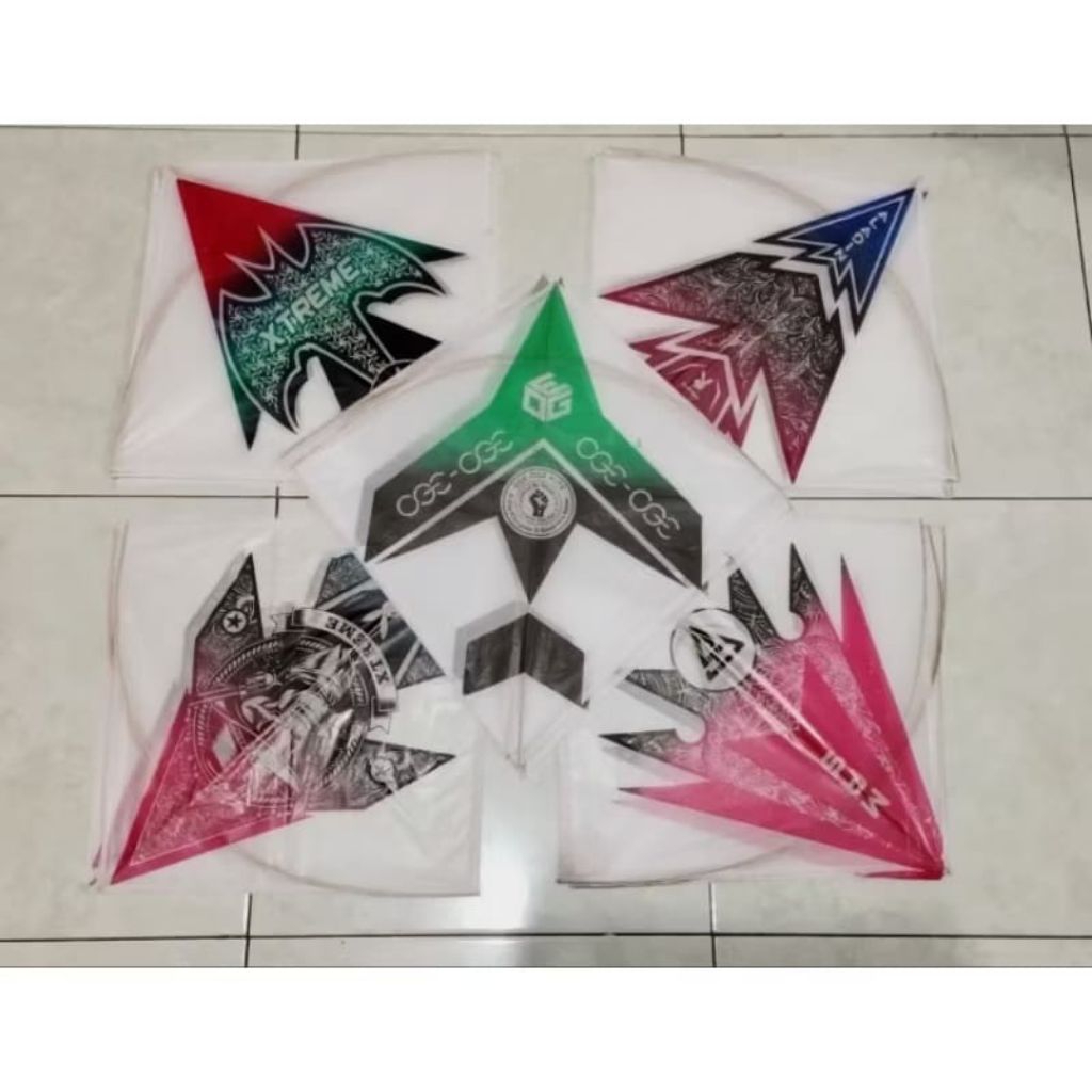 Layangan Shukoi Aduan Siap Terbang