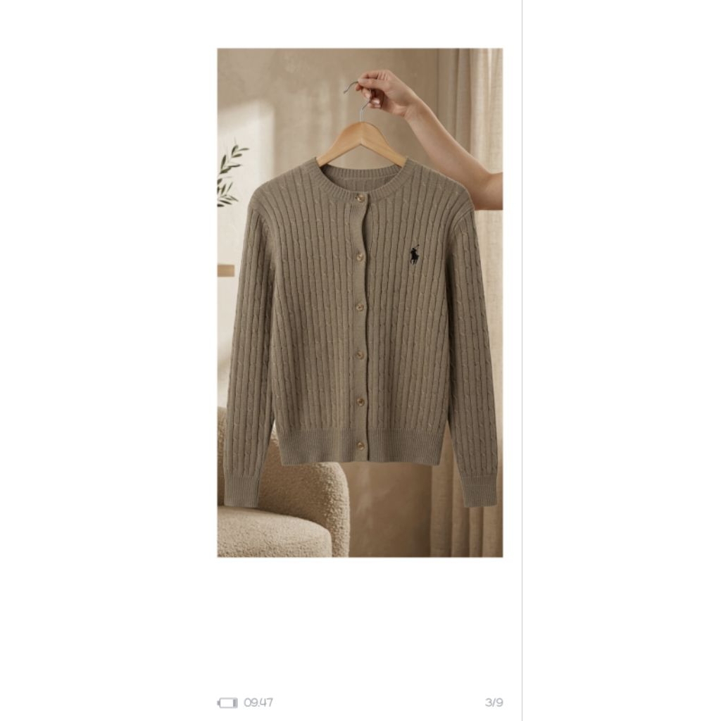 Cardigan Rajut Polo Ralph Lauren premium