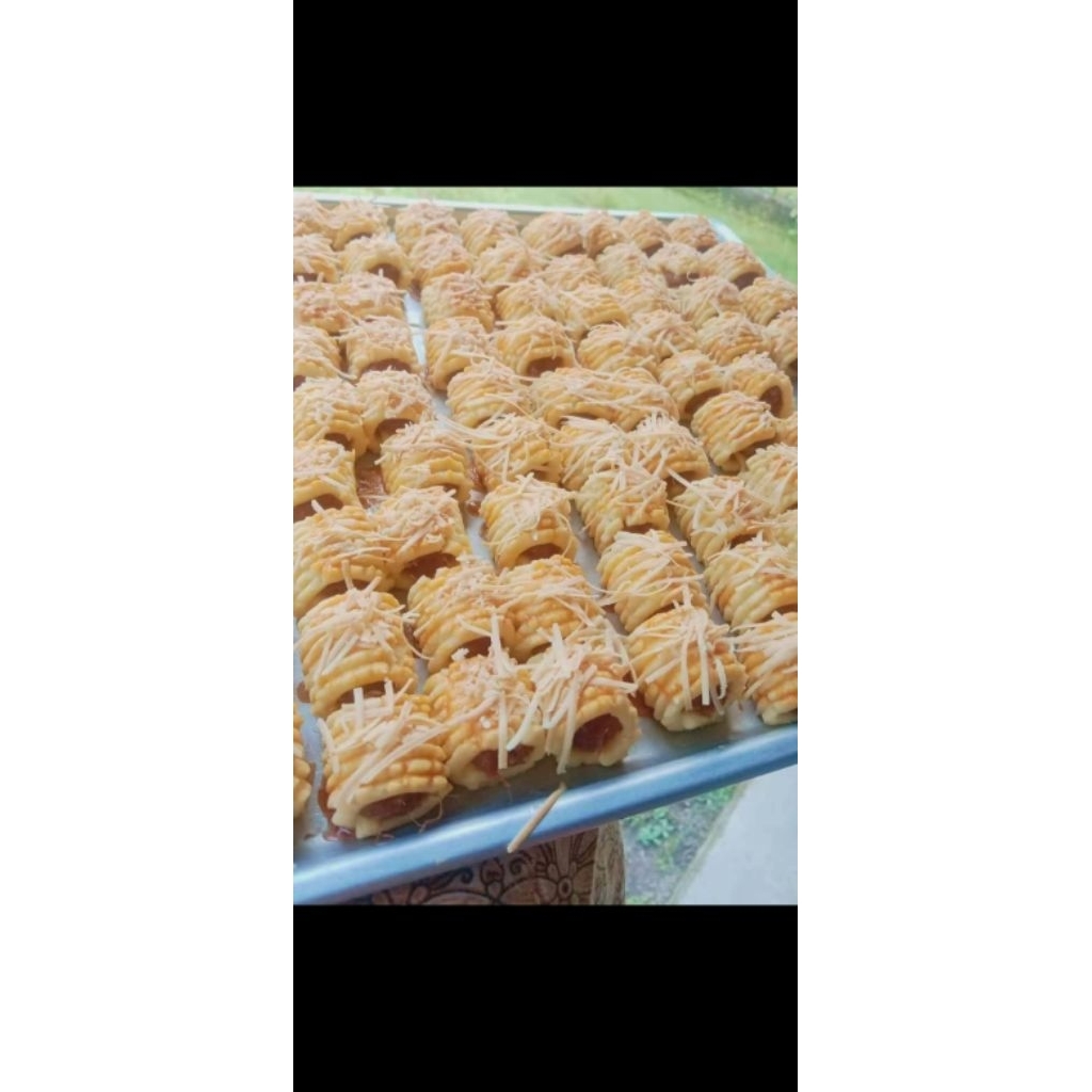 Nastar gulung keju manis guring ukuran 1/2 kg 75.000