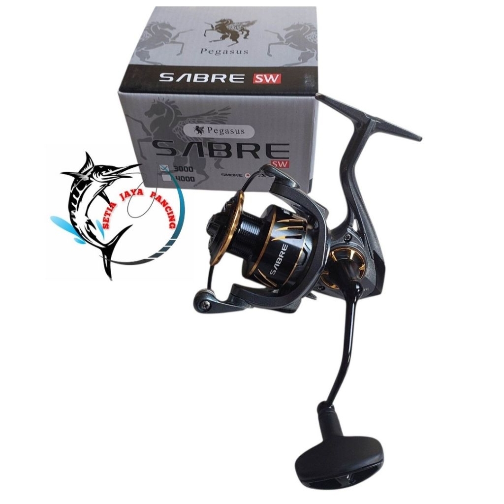 reel pegasus sabre salt water 500-4000 power handle