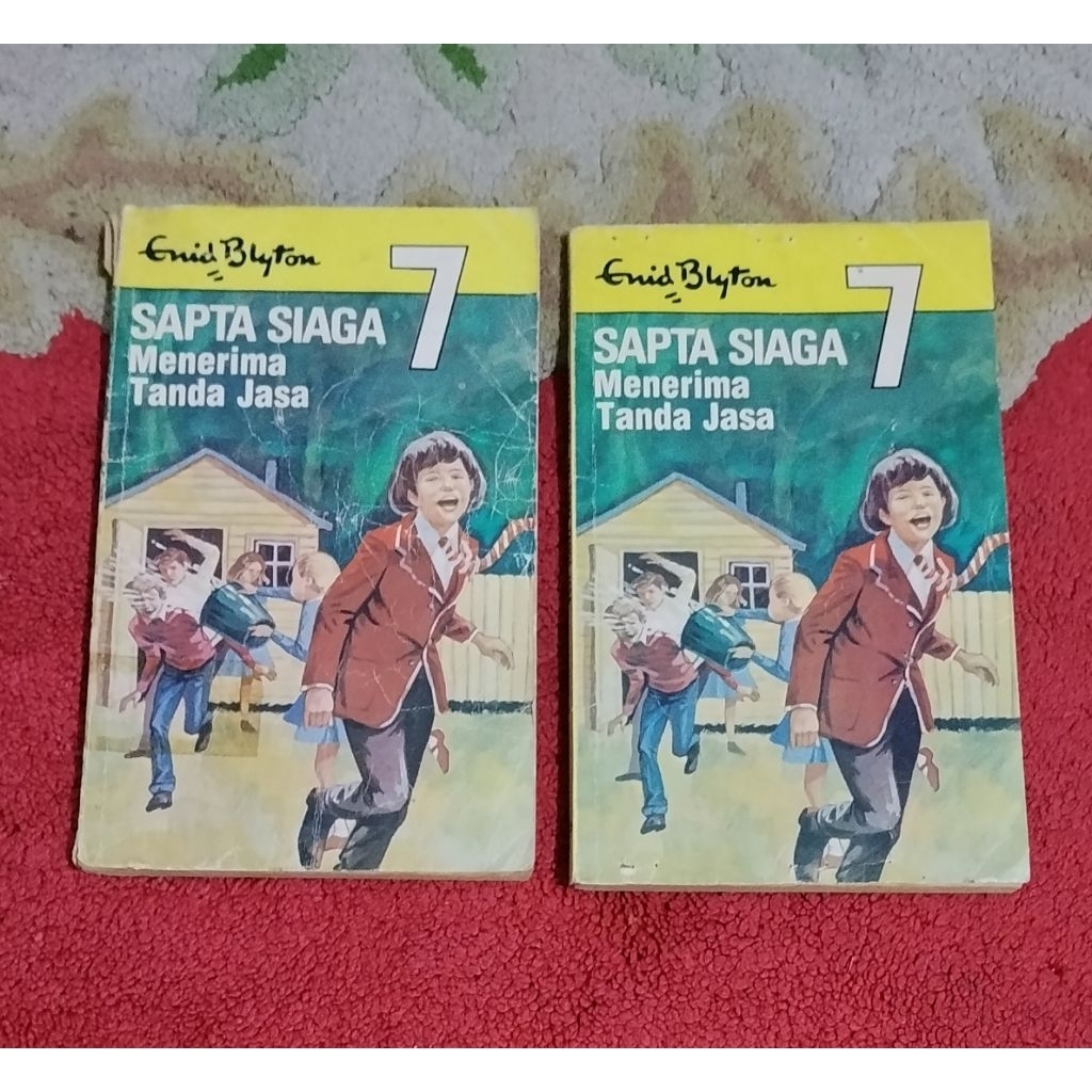 Novel Enid Blyton Sapta Siaga "Menerima Tanda Jasa" 100%ORI cover lama preloved koleksi pribadi