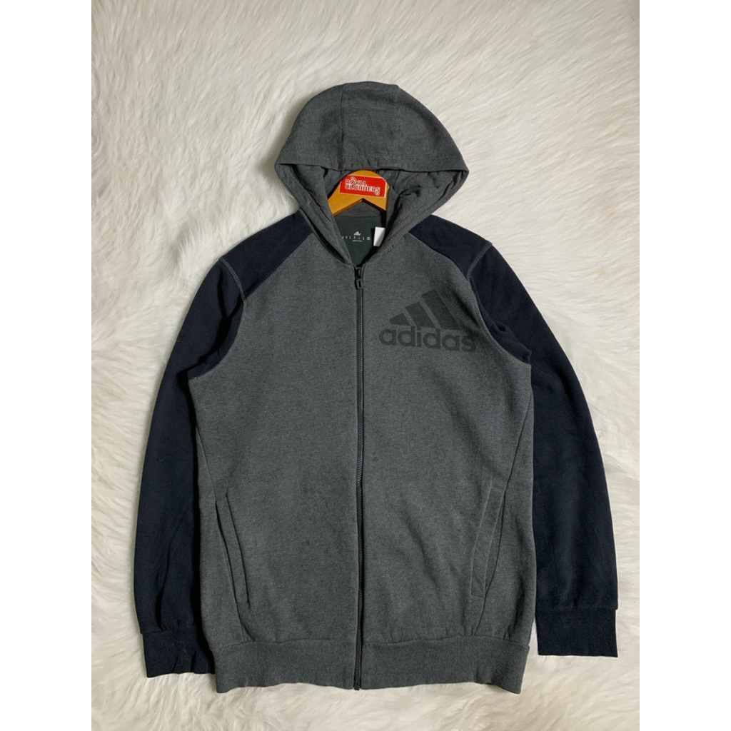 zip hoodie tiga garis second (4043) - Hoodie second - hoodie second branded - Jaket Second - Jaket S