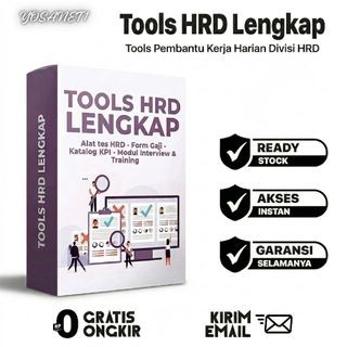 TOOLS HRD LENGKAP - Alat Tes HRD + KPI + SOP HRD + Form Tabel Gaji + Modul Interview