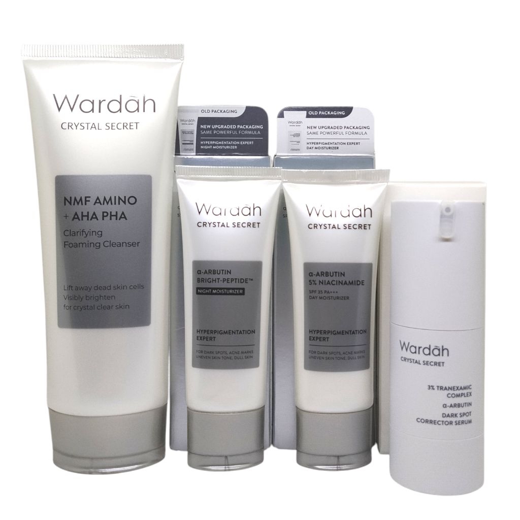 Paket WARDAH Crystal Secret / cream Wardah Pemutih / Paket D