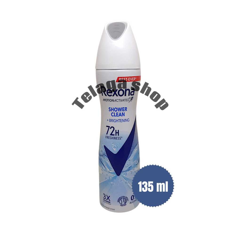Rexona Shower Clean Brightening Deodorant Spray 135 ml