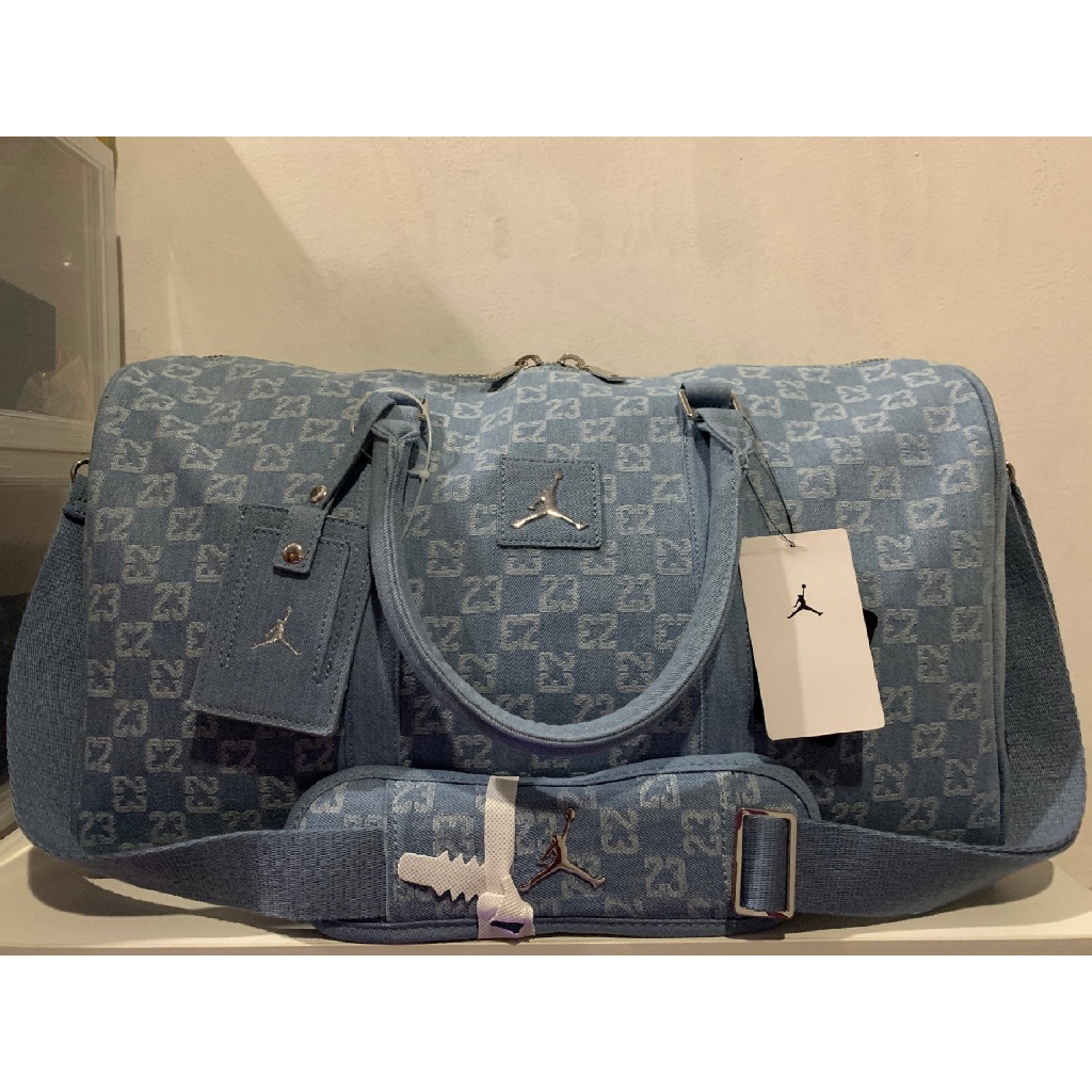 Tas Jordan Duffle Bag Monogram Denim