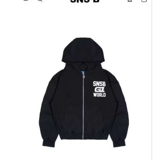 HODIE ZIP SNSB CROSSS BLACK