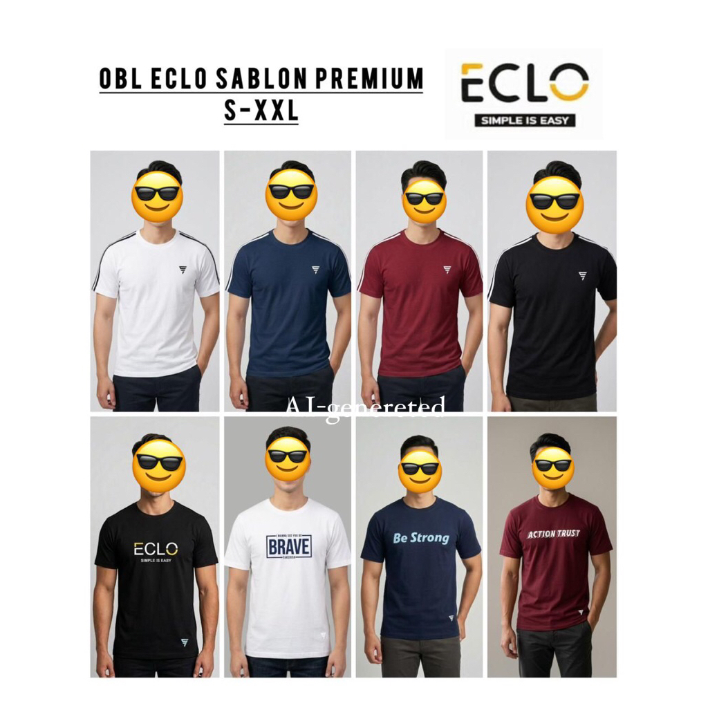 KAOS ECLO (PREMIUM) KAOS ECLO S-XXL