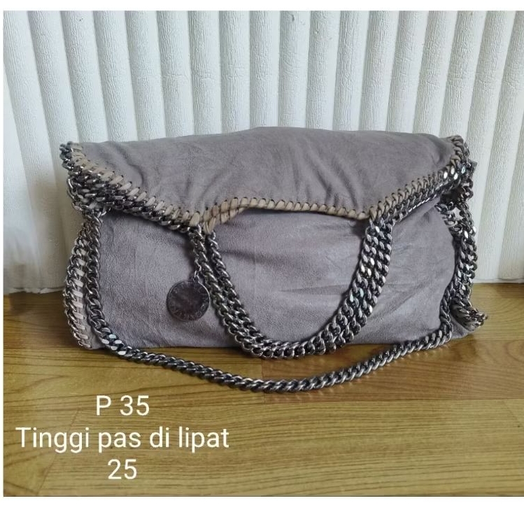 tas Stella Mccartney fallabella grey