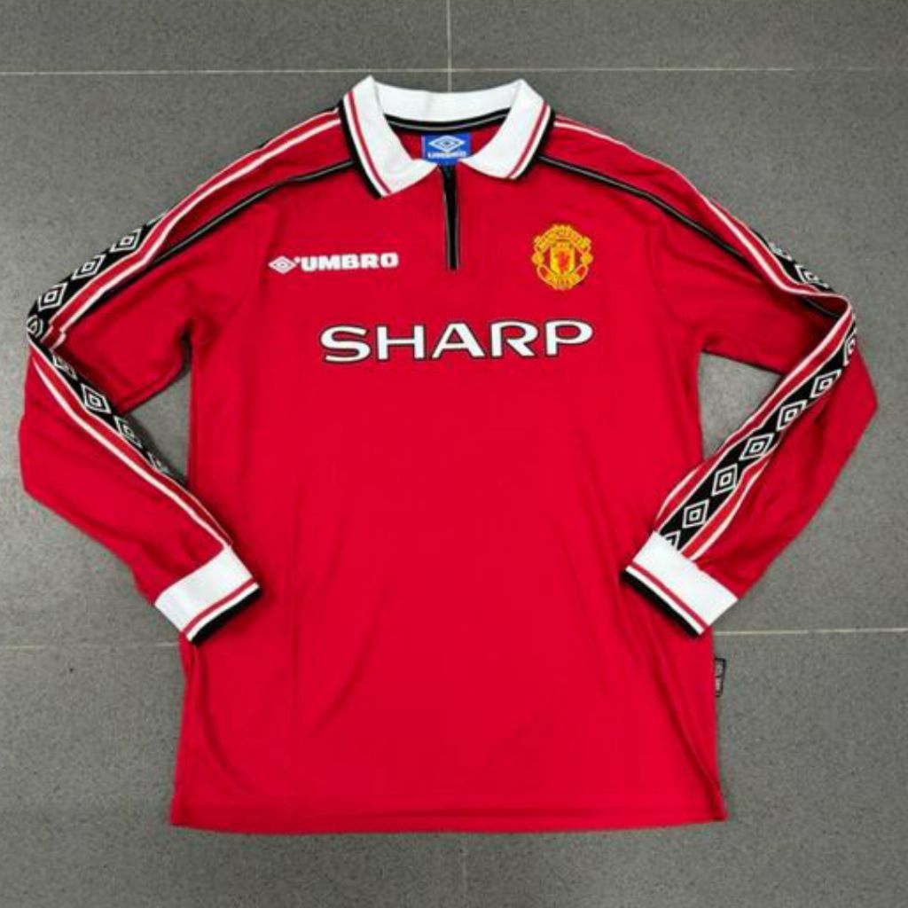 Jersey MU Home 98/99 Treble Winner Longsleeve