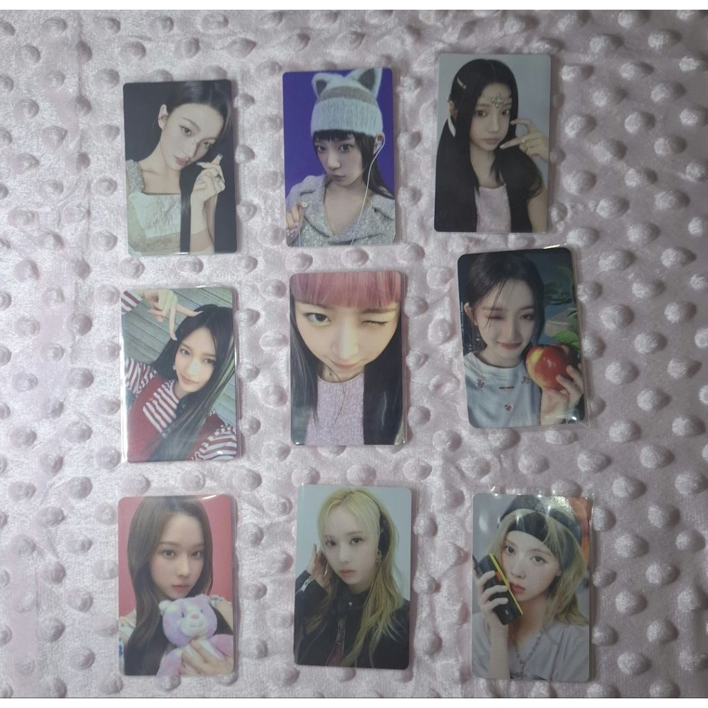 [READ DESK] photocard official illit-ive-aespa, rei zoom moka kucing