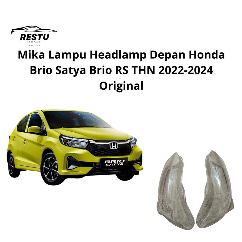 Mika lampu headlamp depan honda brio satya brio rs thn 2022-2024 original