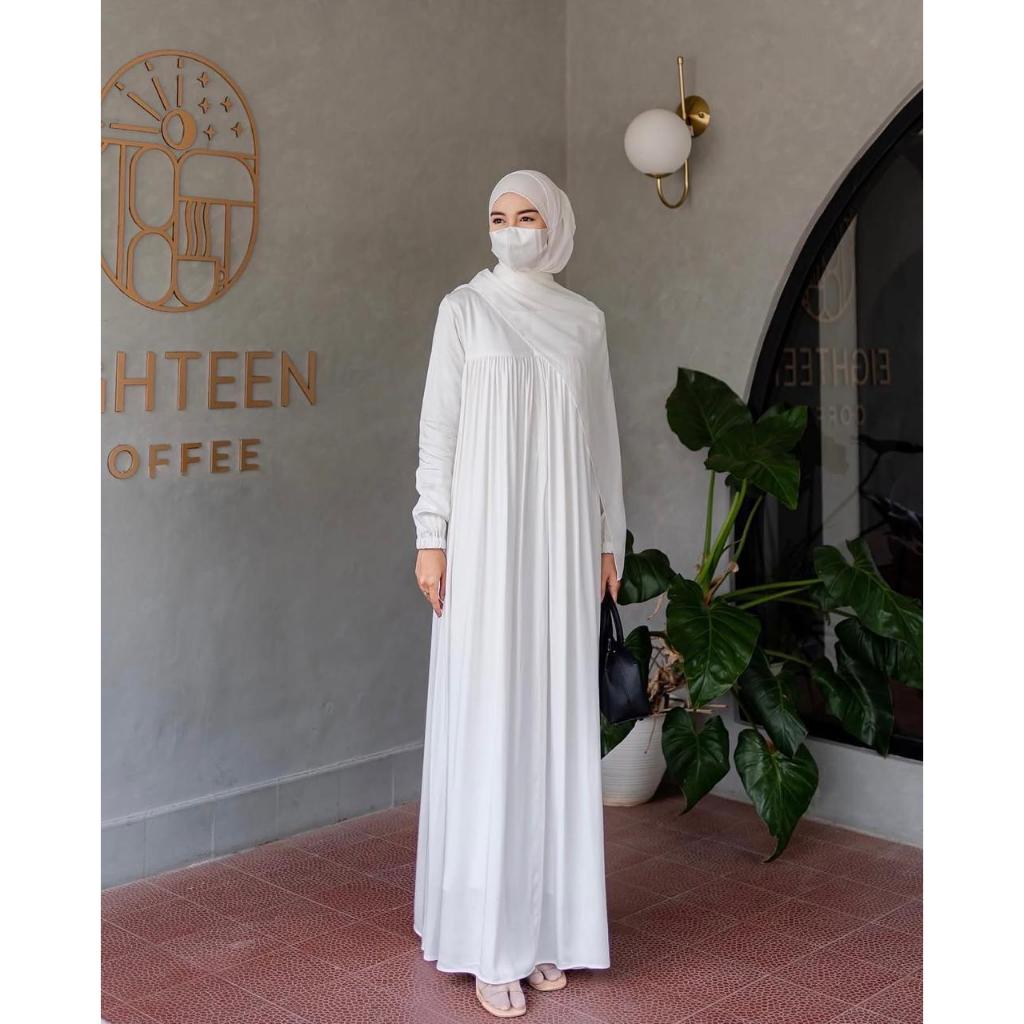 GAMIS RAYON TWILL IZMA DRESS BAJU MUSLIM WANITA BAHAN ADEM DAN LEMBUT