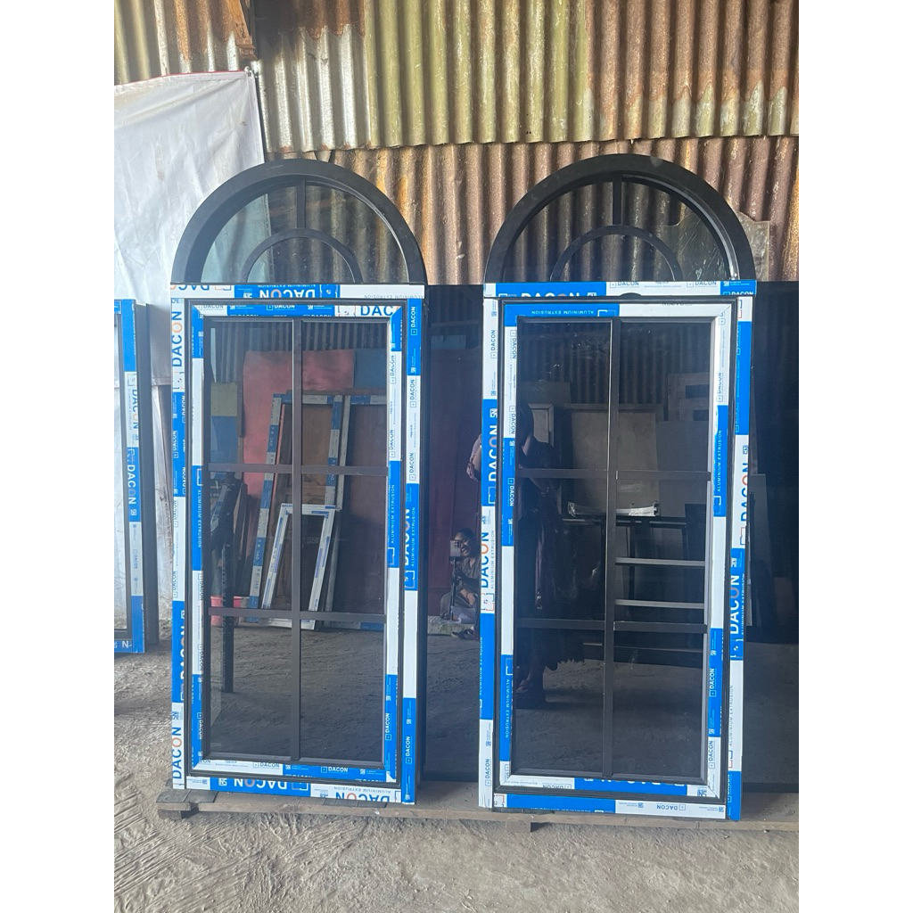 kusen aluminium lengkung fullset