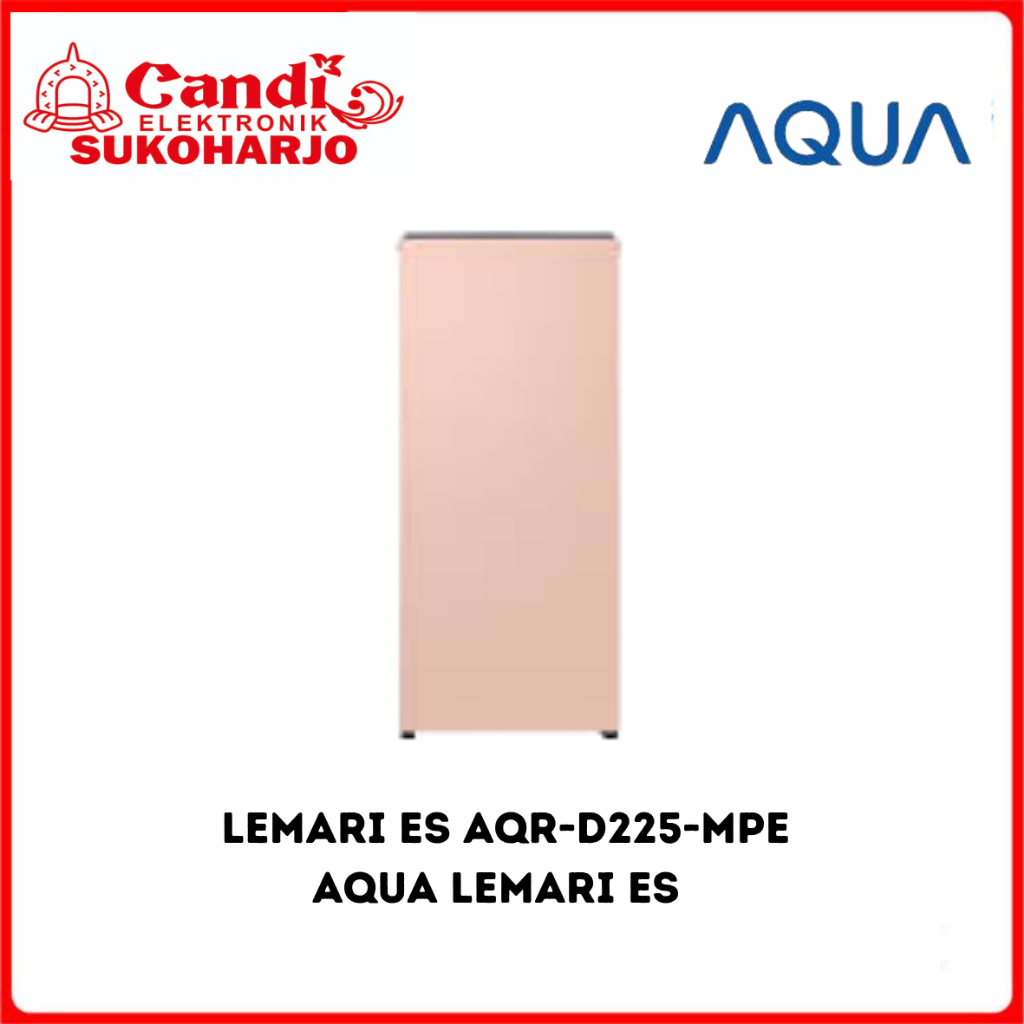 Kulkas AQUA AQR-D225 MPE Satu Pintu 180 Liter Low Watt Lemari Es 1 Pintu Aqua Japan Original Garansi