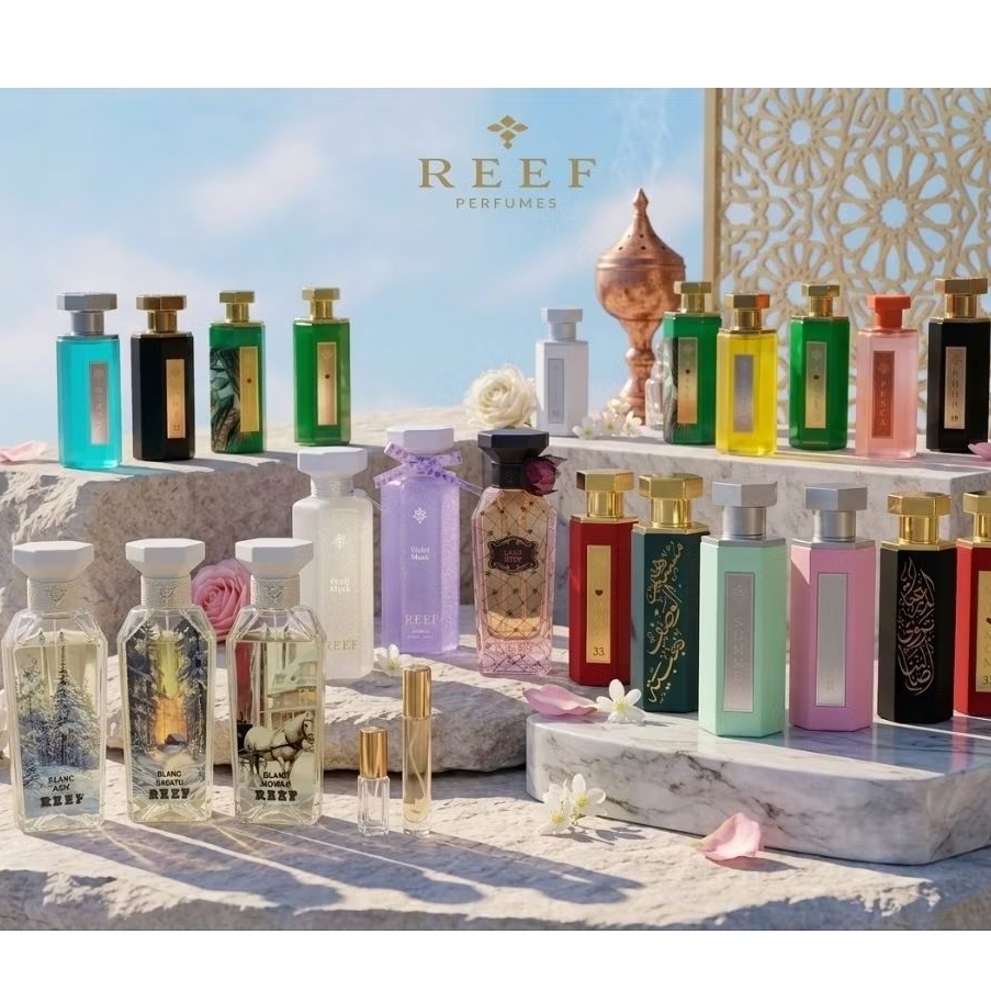 Reef parfum 33 31 21 11 19 princess violet pearl obaya summer tiffany (ORIGINAL TANPA TAMBAHAN)