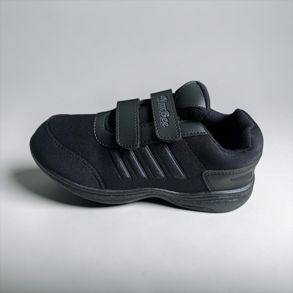 NuuBee Freed Sepatu Hitam Sepatu Anak Sepatu Sekolah Untuk Anak Laki-laki dan Perempuan Ringan Anti 