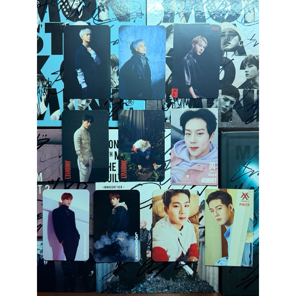 WTS IN RUSH PHOTOCARD PC MONSTA X PHOTOCARD POSTCARD JOOHEON JAPAN ALBUM OFFICIAL GOODS STICKER BROA