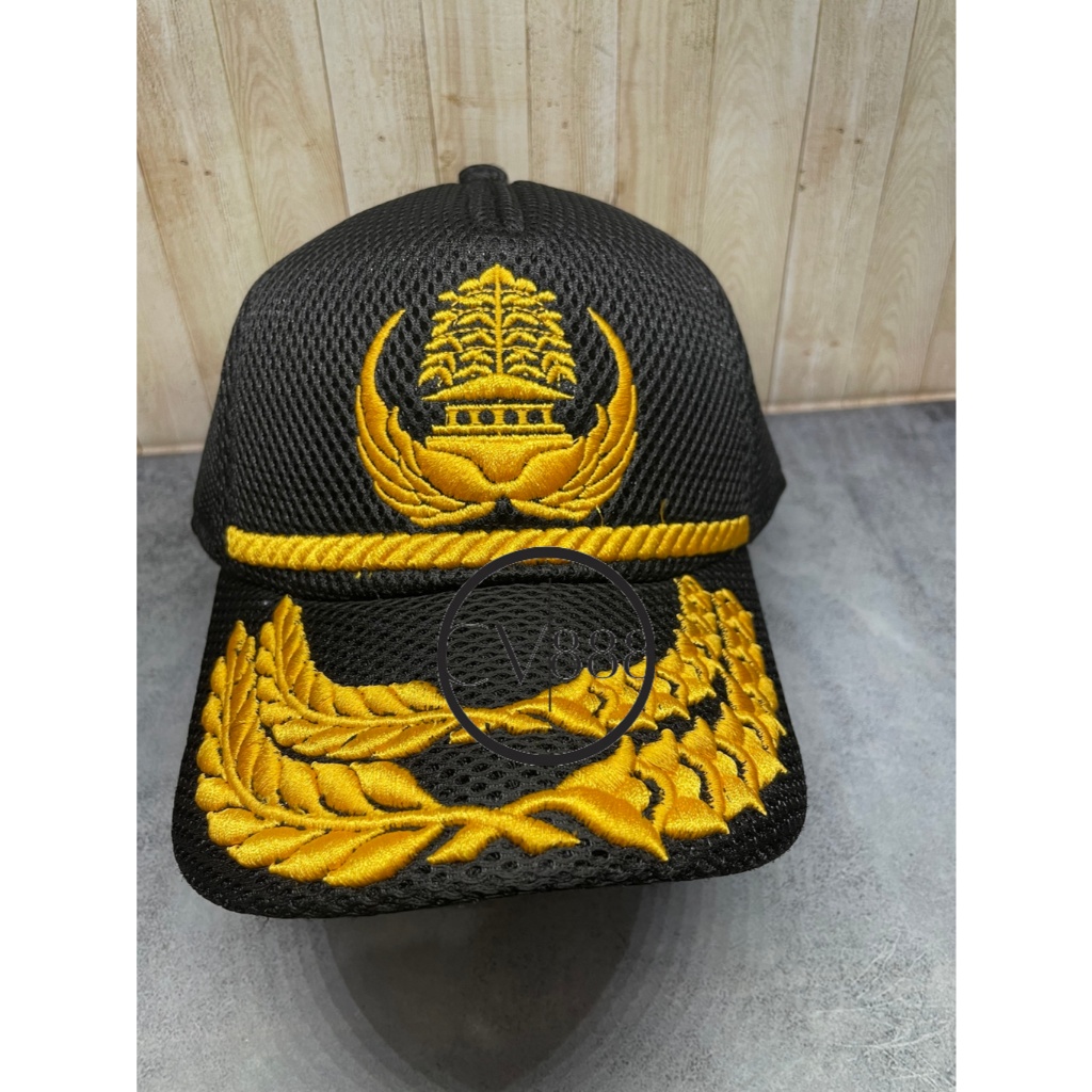 Topi Jaring Korpri PNS Golongan 4 (Padi Kapas Htm) - Topi Korpri Golongan 4 - Topi Jaring - Topi PNS