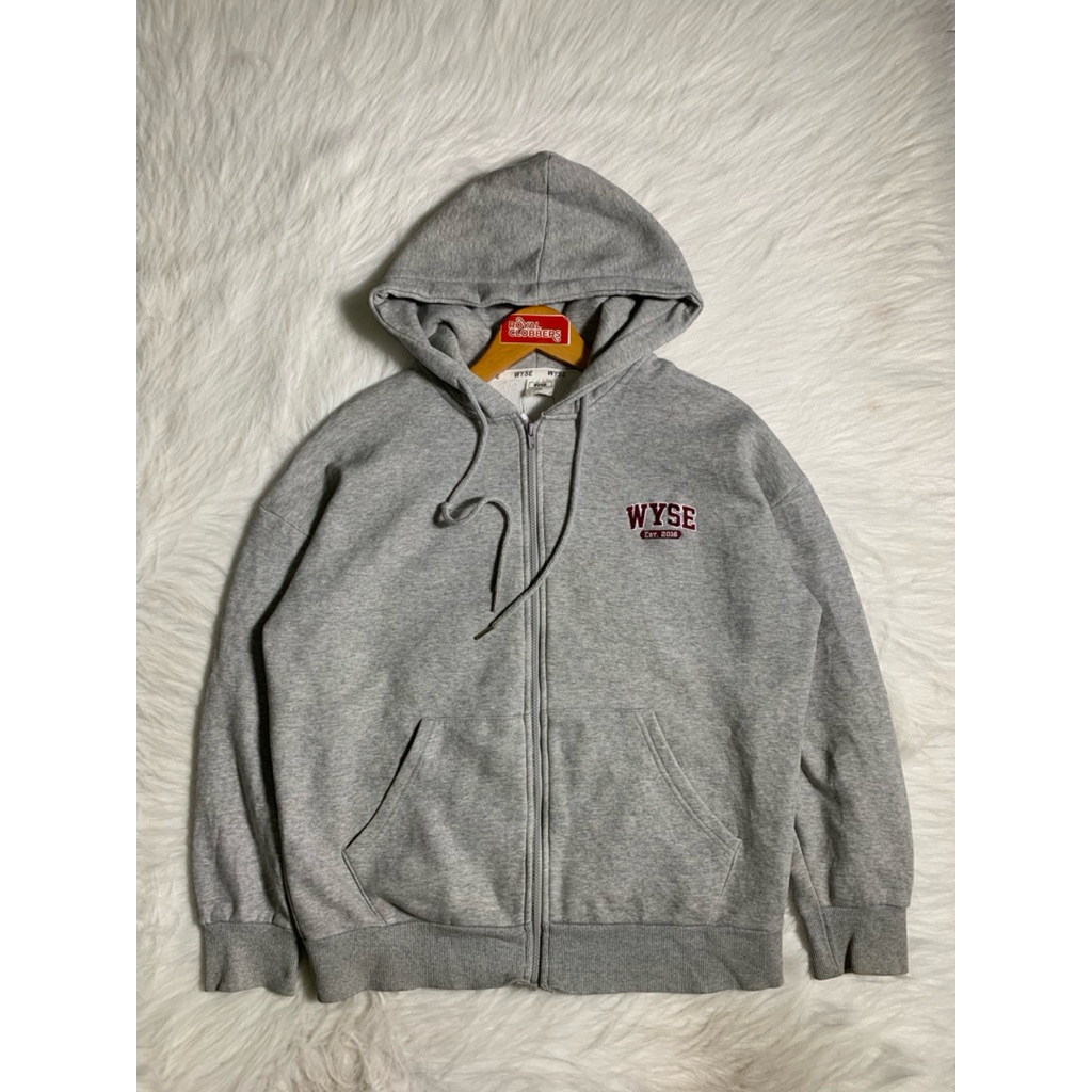 zip hoodie wyse second (4053) - Hoodie second - hoodie second branded - Jaket Second - Jaket Second 