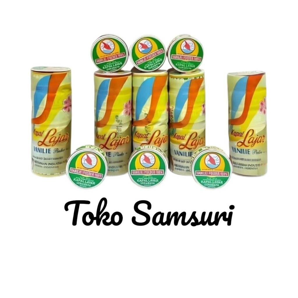 Kapal Layar • Vanilie Bubuk • 6pcs @500mg