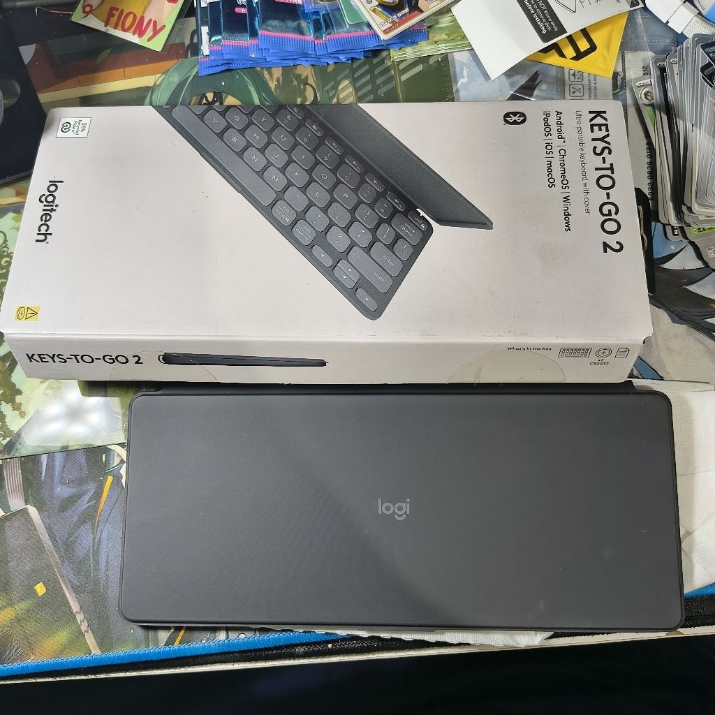 Logitech Keys-To-Go 2 Keyboard Bluetooth Wireless (Used, Bekas)
