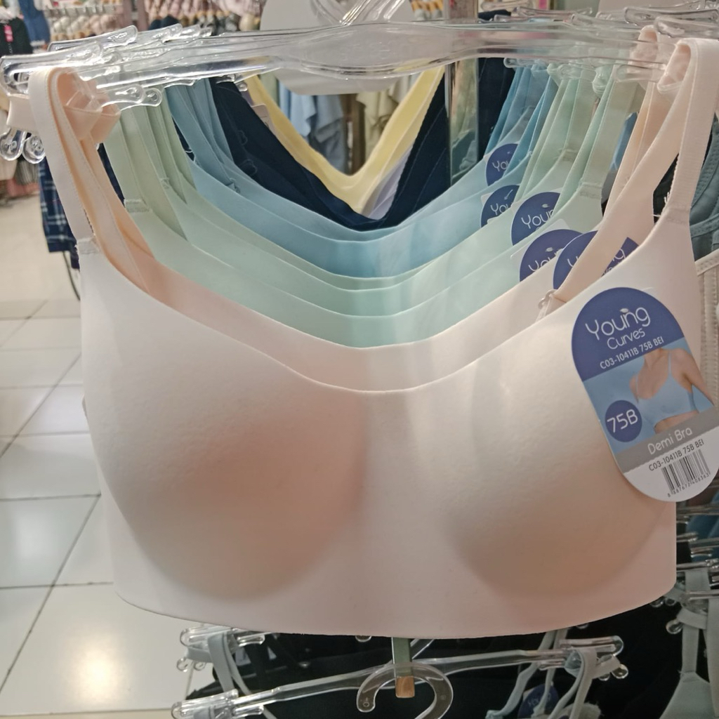 Bra Seamless Young curves tanpa kawat (C03-10411B)