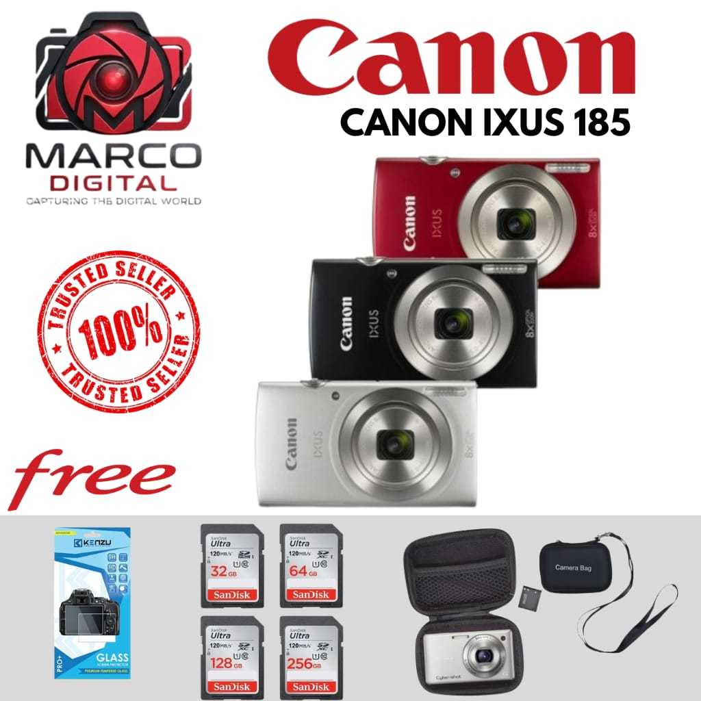 CANON IXUS 185 / KAMERA CANON IXUS 185 / CANON IXUS 185 DIGITAL CAMERA