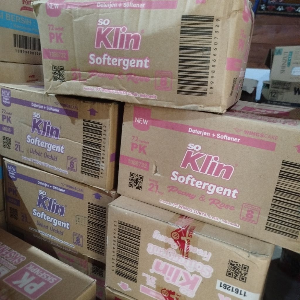 Soklin PK 1 Karton Soklin PK sachet Karton Soklin Soklin PK Deterjen SoKlin PK Original Deterjen Sok