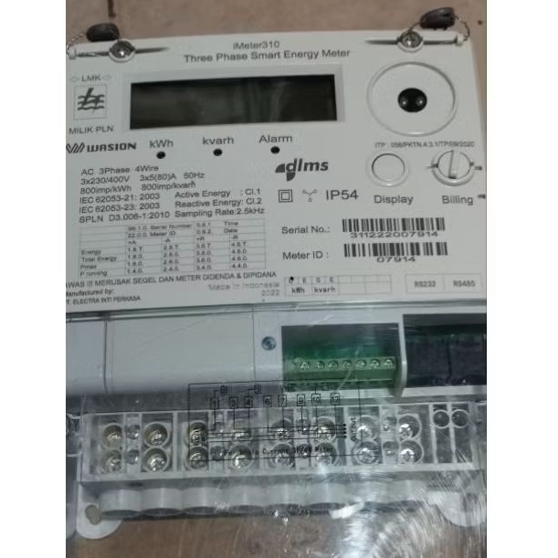 KWH METER DIGITAL 3PHASE WASION 50(80)A