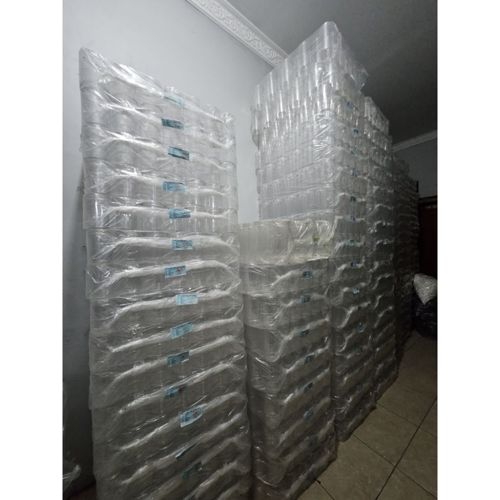 Toples Plastik Tabung Bening Serbaguna 1300ml - 1 bal