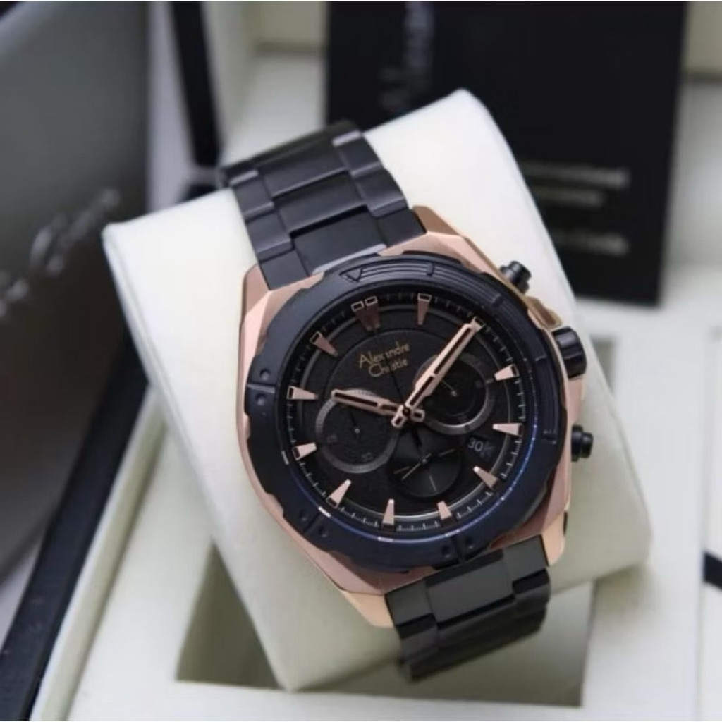 JAM TANGAN PRIA ALEXANDRE CHRISTIE  AC 6664/AC6664 STAINLESS STEEL ORIGINAL