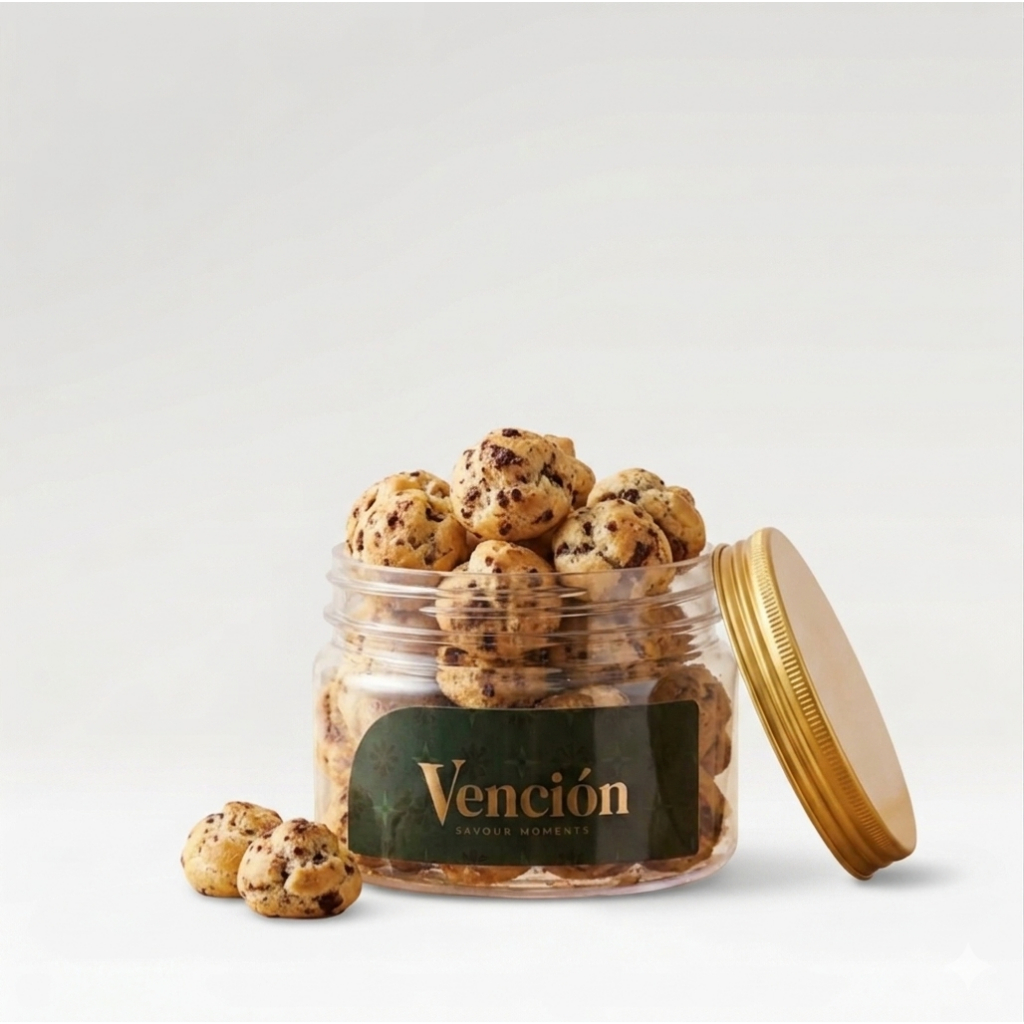 Vencion Soes Crunchy Choco – Choux Sus Kering Coklat