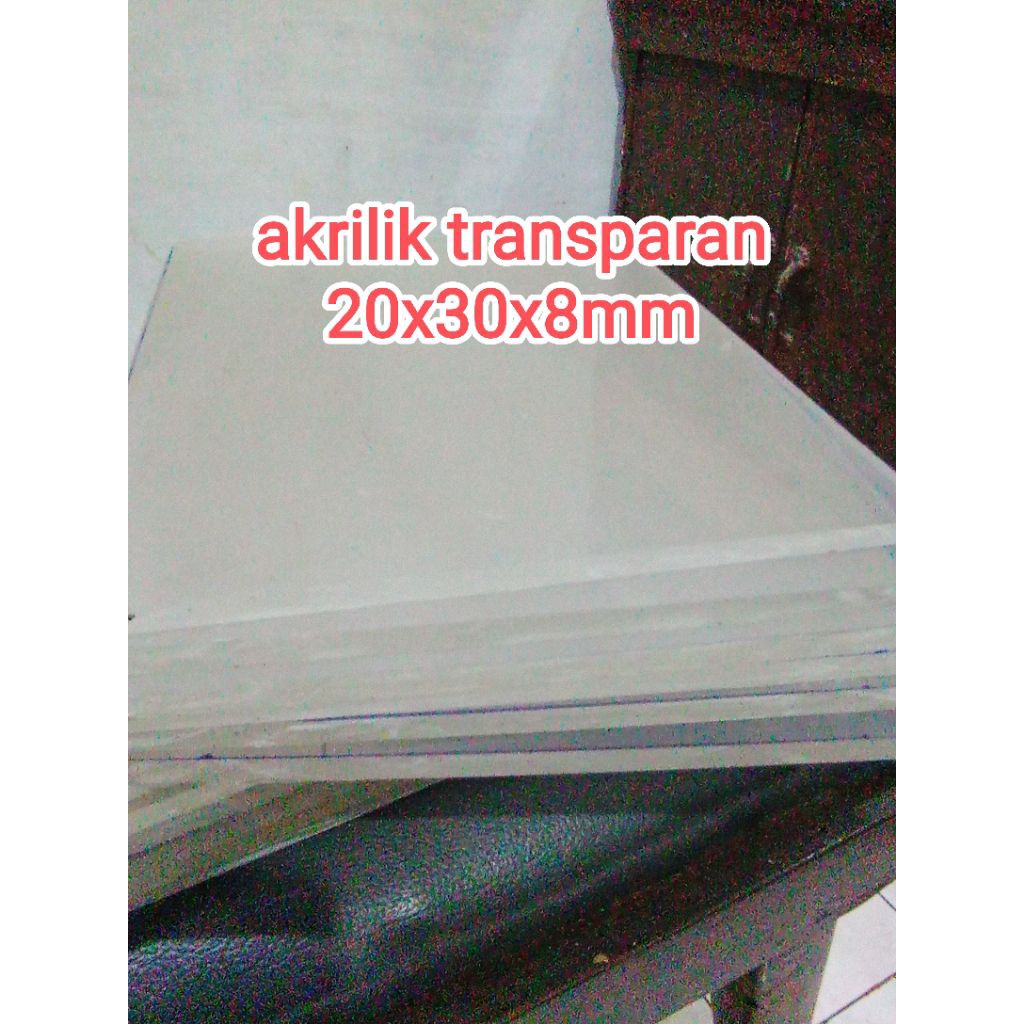 akrilik bening 8mm/mika 8mm