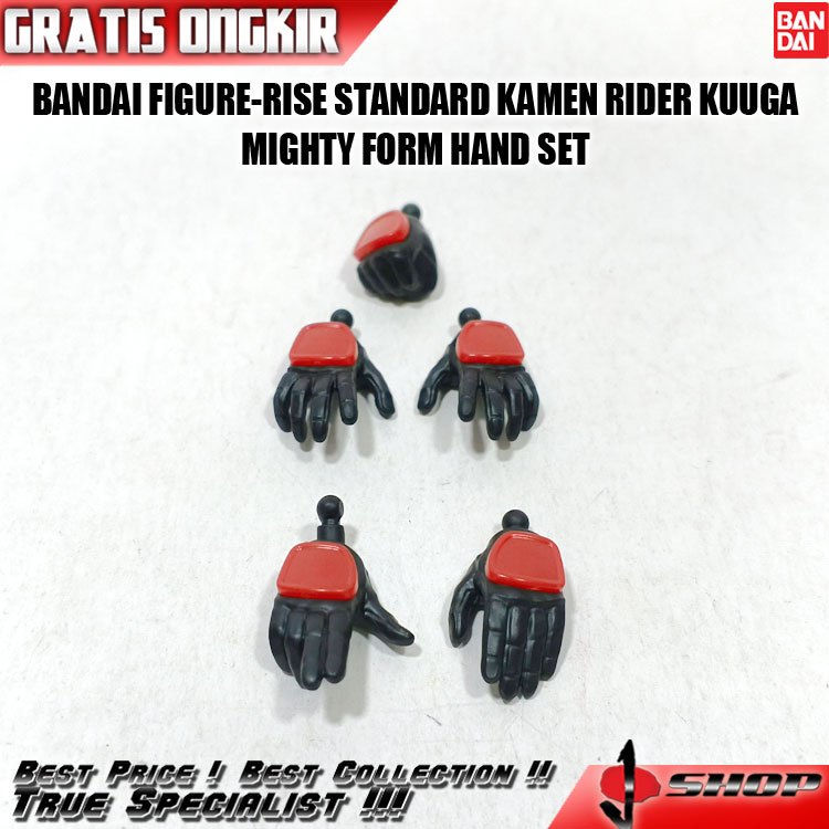 BANDAI FIGURE-RISE STANDARD KAMEN RIDER KUUGA MIGHTY FORM HAND SET FRS72