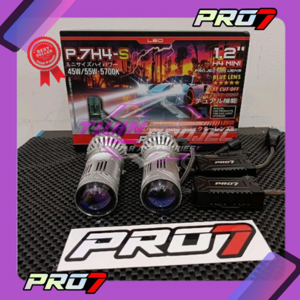 MINI BILED PRO7 PROJECTOR BILED PRO7 P.7H4-S SIMPEL CLEAN DAN PNP H4 ORIGINAL PRO7 LED H4 PNP