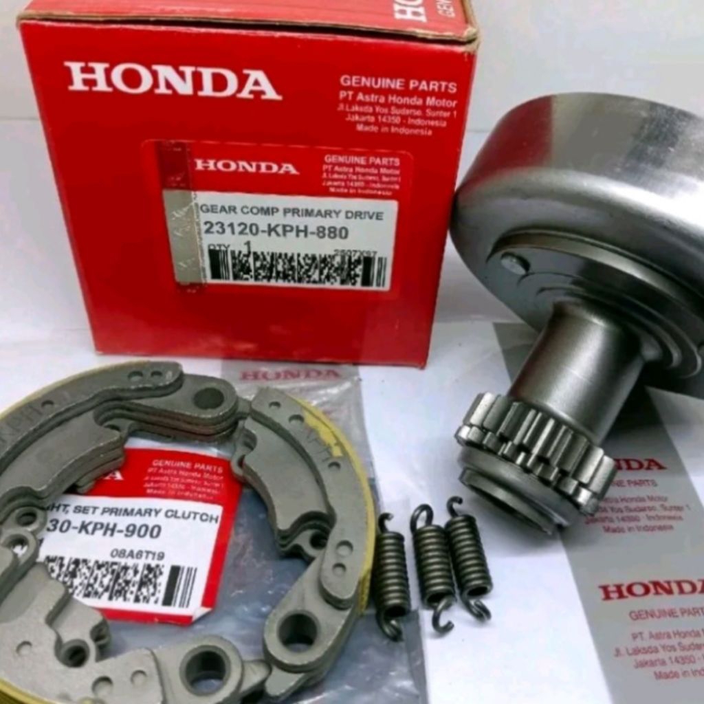 lonceng ganda Gear Comp Primary Drive 23120-KPH-880 & Weight Set Primary Drive 22530-KPH-880