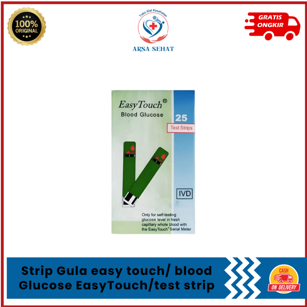 Strip Gula easy touch/ blood Glucose EasyTouch/test strip gula